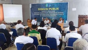 Bupati Sintang Buka Diskusi Publik Bahas Raperda Keterbukaan Informasi Publik