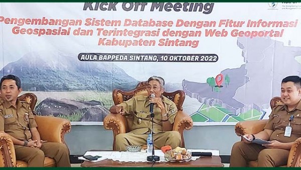 Bupati Sintang Buka Kegiatan Kick Off Meeting